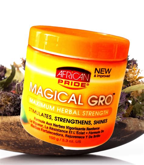 Boost Your Hair's Strength and Resilience with African Pride Magical Gro Maximum Herbal Strength